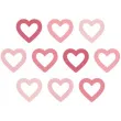 znaczniki na kieliszki serce rozowy partydeco 10 szt