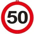 znak na drzwi 50 urodziny traffic birthday folat 47 cm